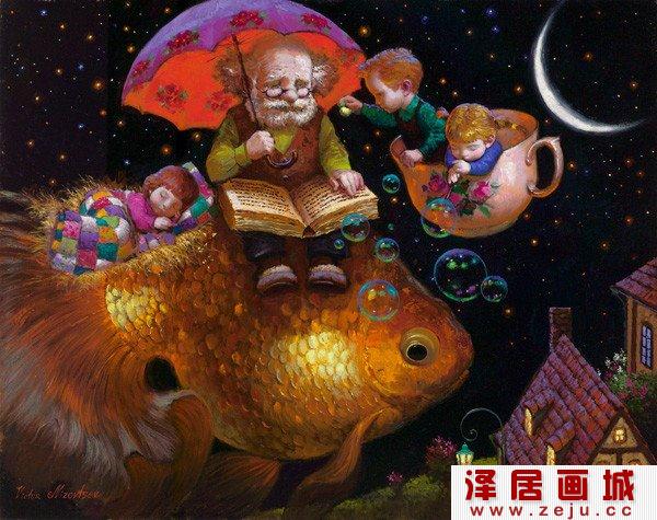 美人鱼儿童插画艺术