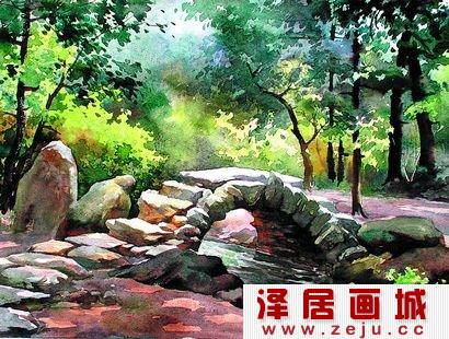 水彩风景写生的意境