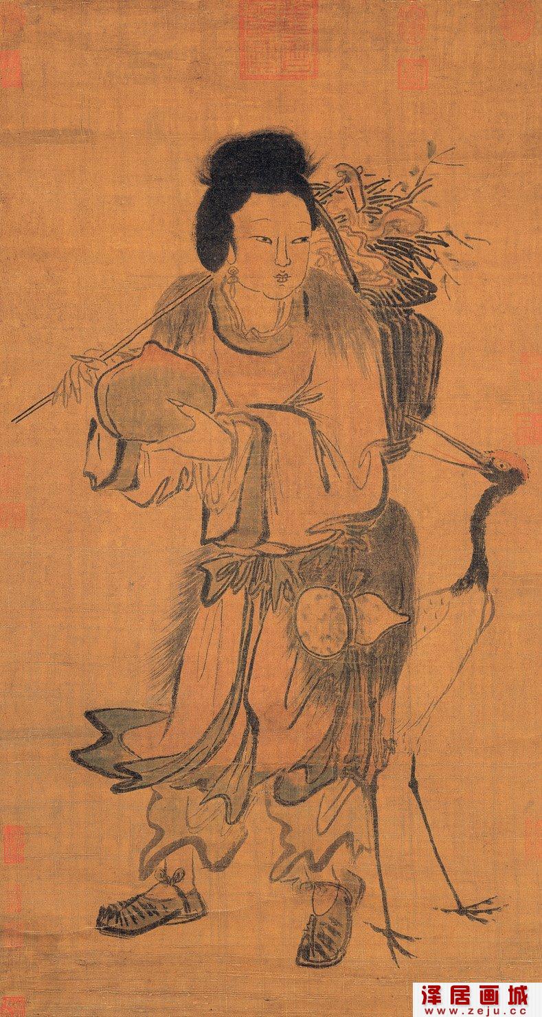 王齐翰作品采芝仙