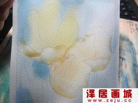 郁金香水彩画教程详解