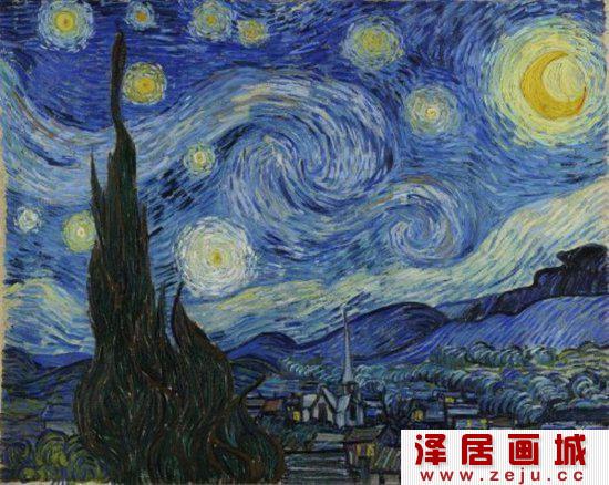 梵高画作中的精神焦虑为何令物理学家们着迷