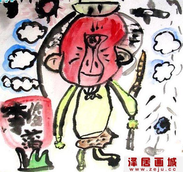 孙悟空儿童画