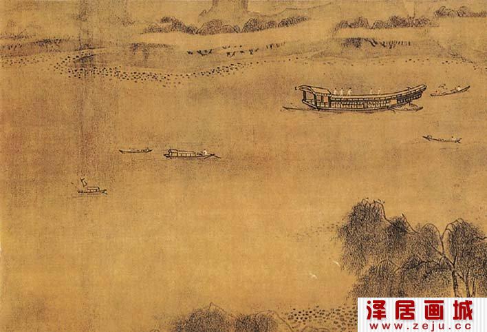 马麟《荷香消夏图》局部高清大图