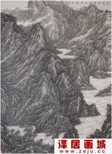  朱卫平山水画
