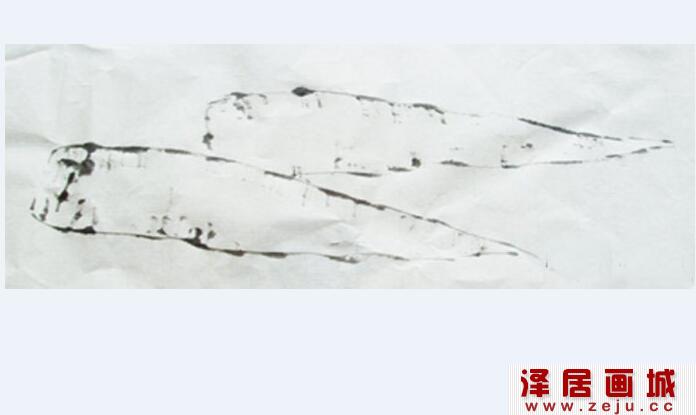 中国画胡萝卜画法步骤详解