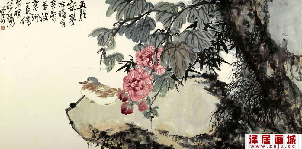 刘怀山花鸟画