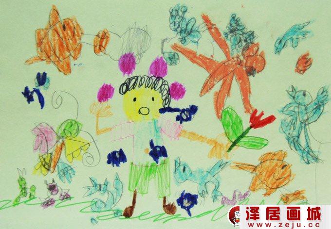与鸟儿共舞--2012“金鹰杯”儿童画大赛参赛作品选登