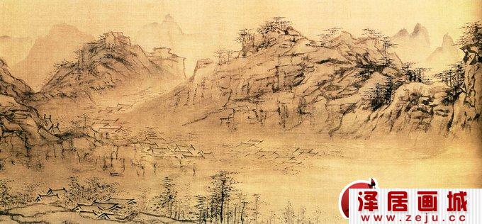 国画山水《长江万里图》