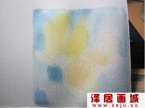 郁金香水彩画教程详解