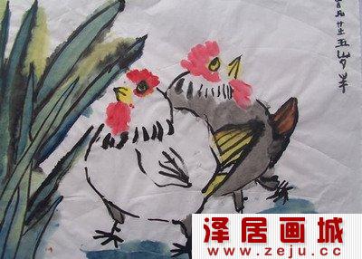幼儿学画水墨画