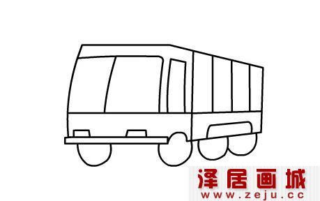 消防车简笔画教程图解