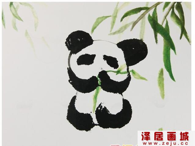 熊猫国画教程