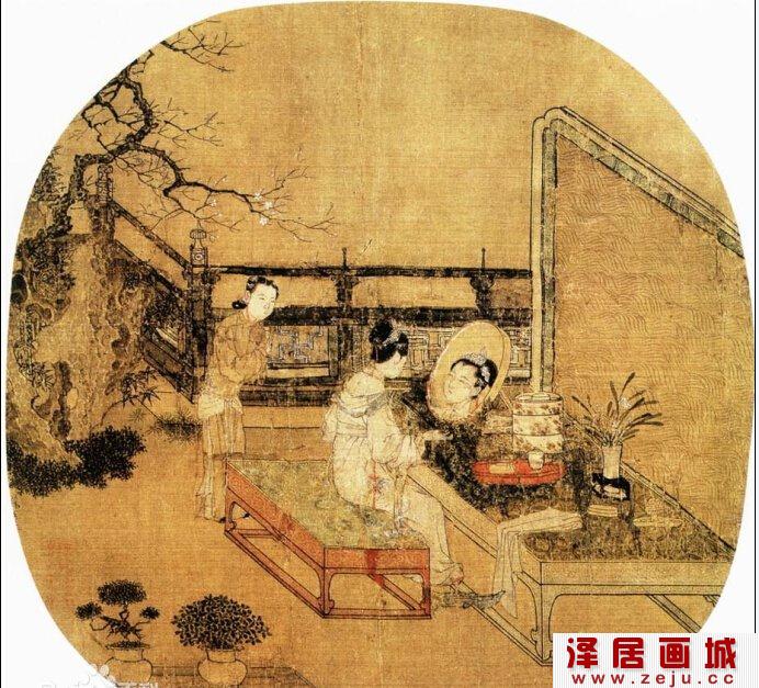 苏汉臣妆靓仕女图