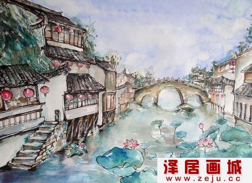 水粉画作品展示