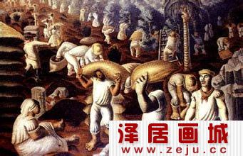 坎迪多·波尔蒂纳里油画作品
