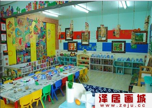 幼儿绘画美术活动角