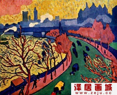 安德烈油画：威斯敏斯特大桥