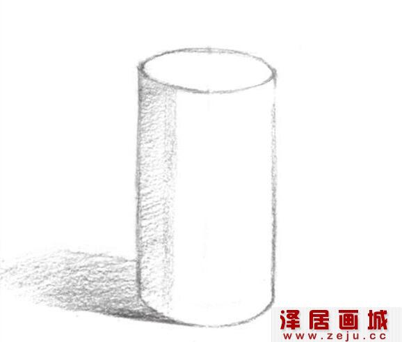 几何圆柱体素描素描教程详解