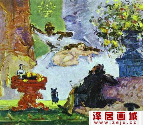 塞尚油画作品