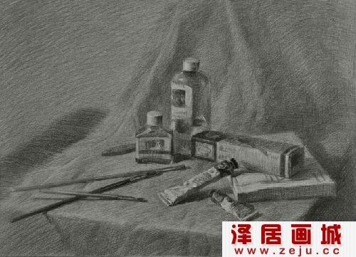 静物素描写生教程