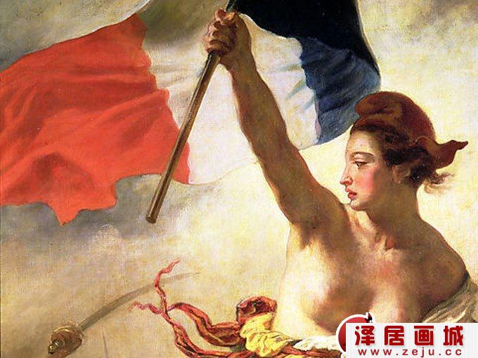 《自由引导人民》局部高清图片赏析