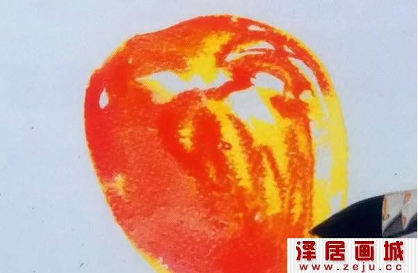 水彩画苹果教程详解