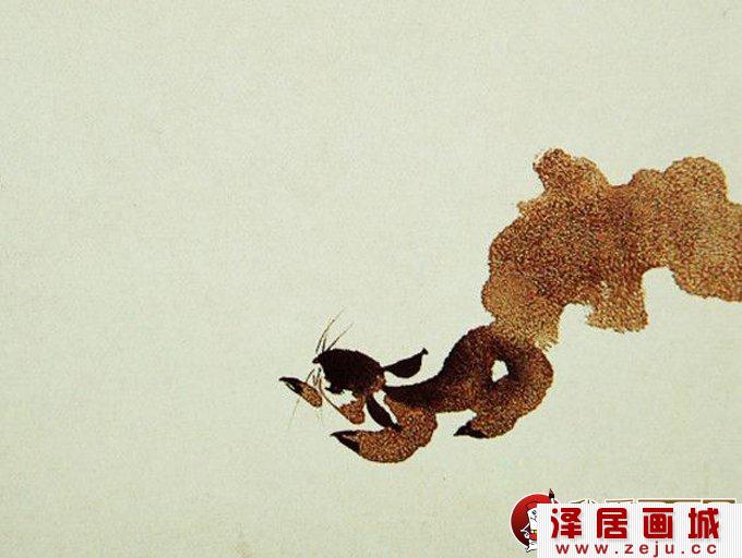 国画写意松鼠的绘画教程步骤（5）
