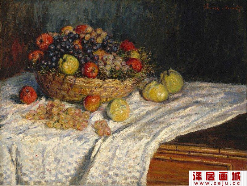 莫奈色彩静物画