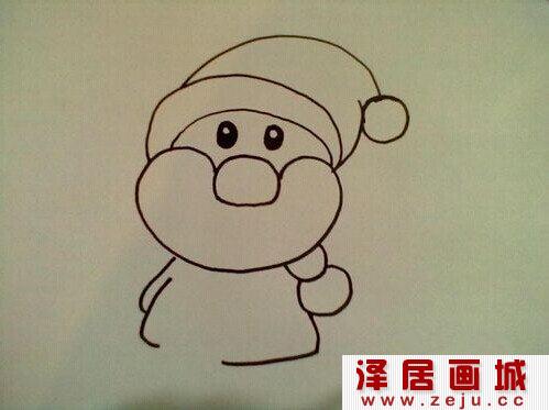 圣诞老人的画法
