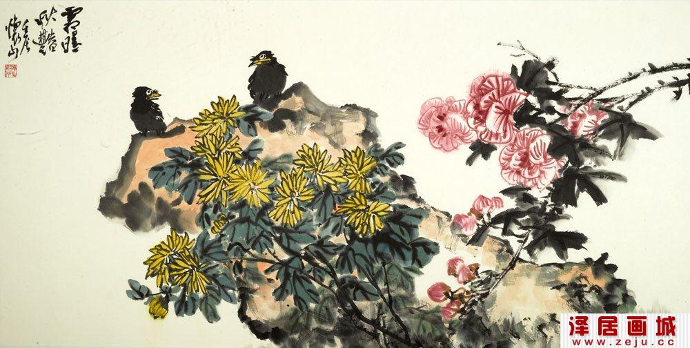 刘怀山国画花鸟