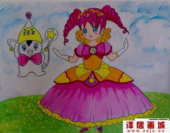 儿童卡通画作品,卡通画图片欣赏