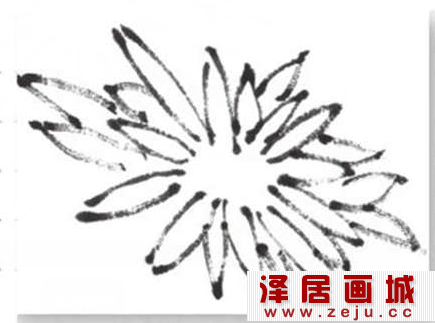 国画教程：菊花画法教程详解