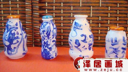 幼儿园手工制作教学教案：给瓶子穿上新衣服美术课程