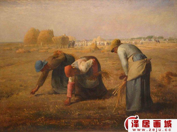 法国画家米勒《拾穗者》高清大图赏析