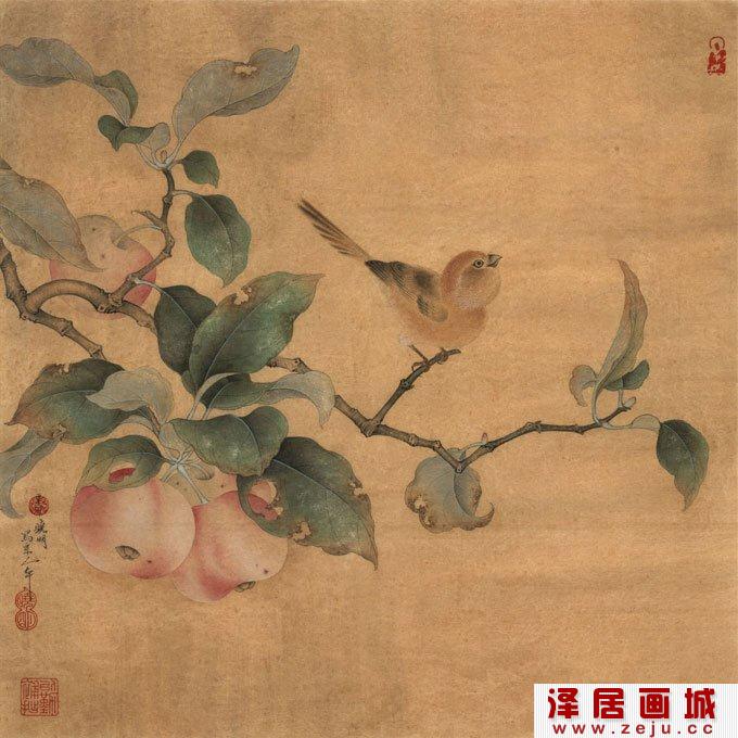 林椿《果熟来禽图》