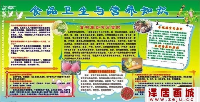 食品安全黑板报，关于食品安全的宣传板报图片（02）