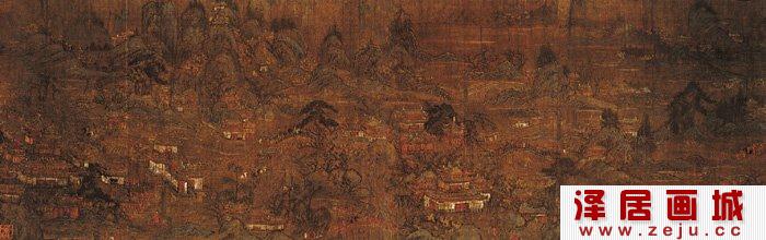 传世名画——《宫苑图》。