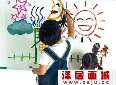 涂鸦使孩子健康快乐
