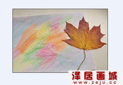 利用大自然作画