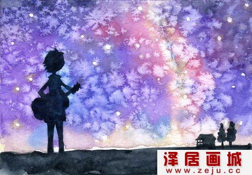 水彩画特殊技法详解