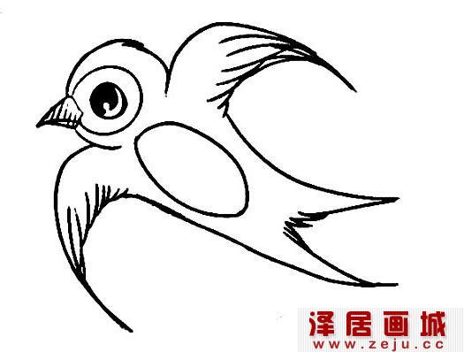 小燕子简笔画作品欣赏