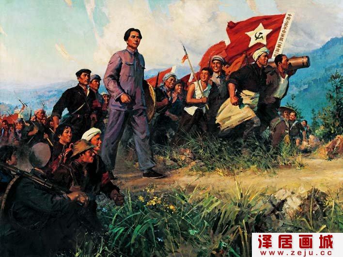 油画《秋收起义》何孔德/高泉/冀小秋/陈玉先