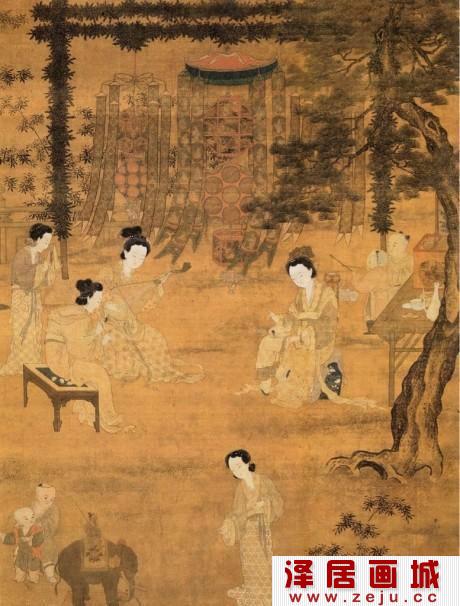 南宋李嵩《观灯图》
