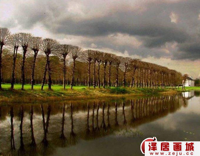 PS水彩画风景的绘画方法