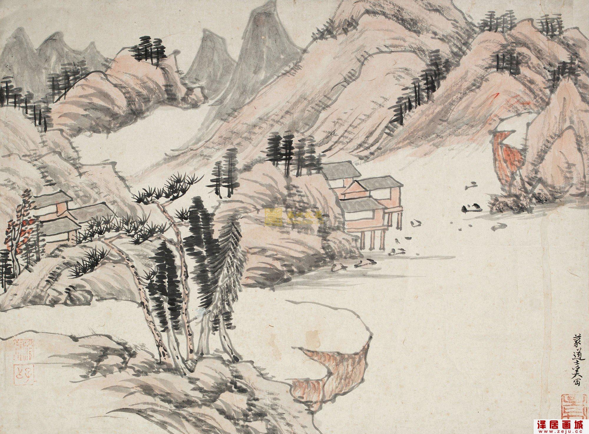 华岩代表作盘谷山居图