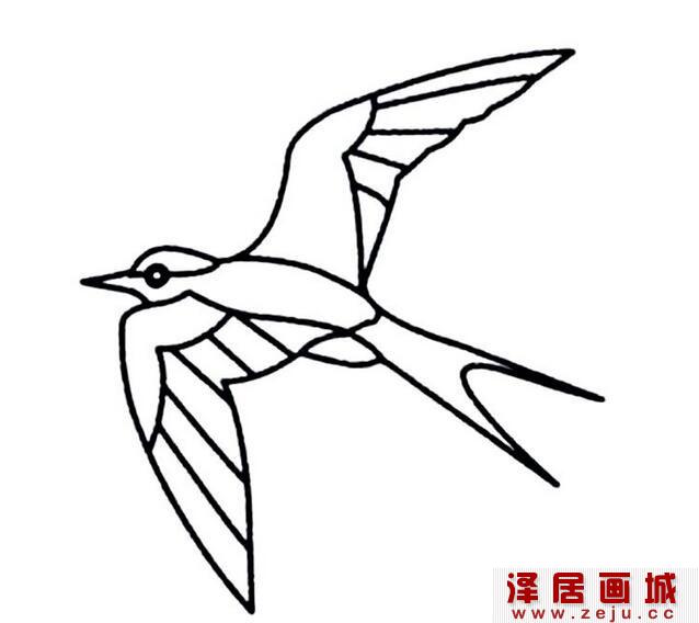 小燕子简笔画作品欣赏