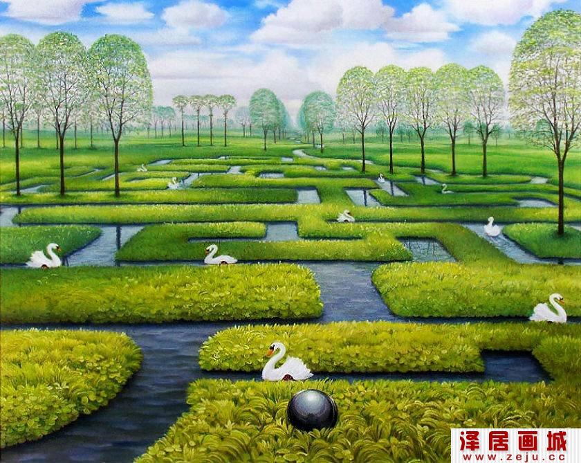 波兰超现实主义画家吉斯凯·尤科作品