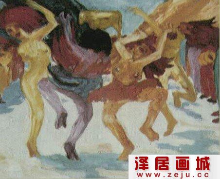诺尔德《围着金牛牍的舞蹈》