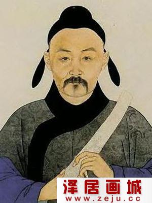 明代书画家董其昌画像