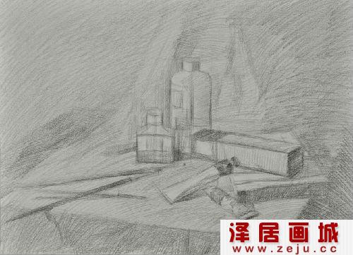 静物素描写生教程